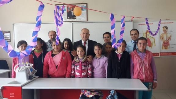 İlçe Milli Eğitim Müdürümüz Ağabey ve Karaahmetli İlk/Orta Okullarını Ziyaret Etti